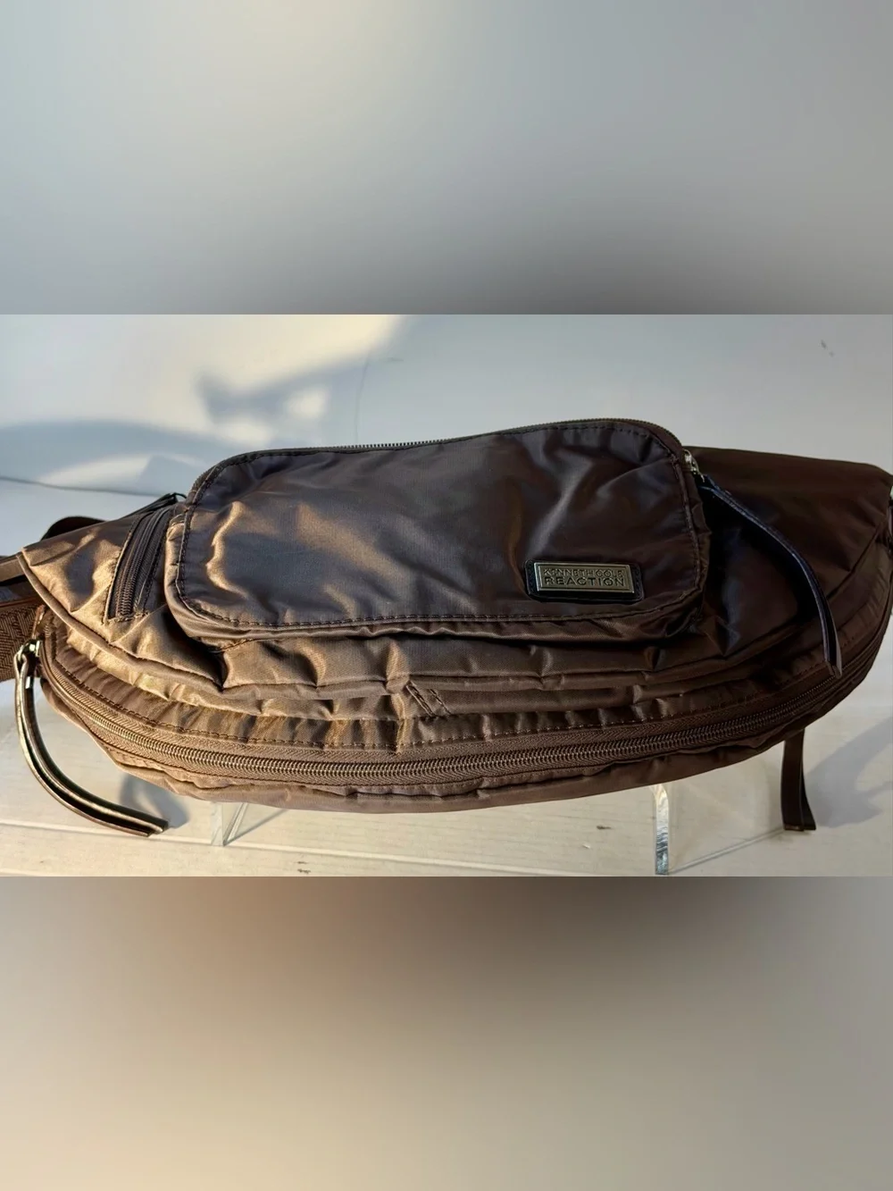 Kenneth Cole Brown Crossbody Shoulder Bag
